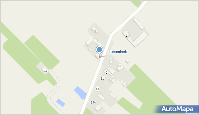 Lubomin, Lubomin, 6, mapa Lubomin