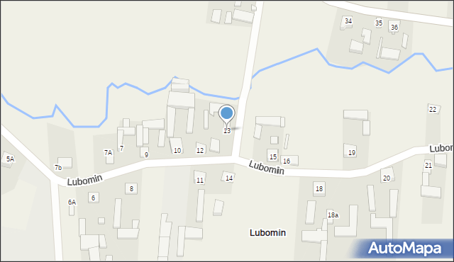 Lubomin, Lubomin, 13, mapa Lubomin