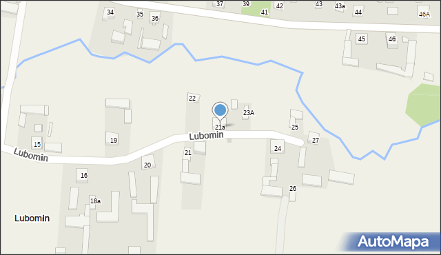 Lubomin, Lubomin, 21a, mapa Lubomin