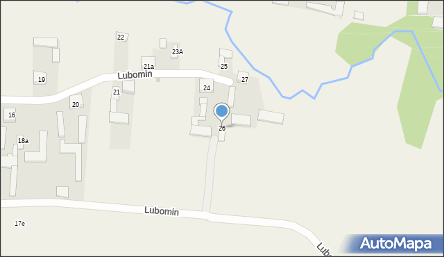 Lubomin, Lubomin, 26, mapa Lubomin