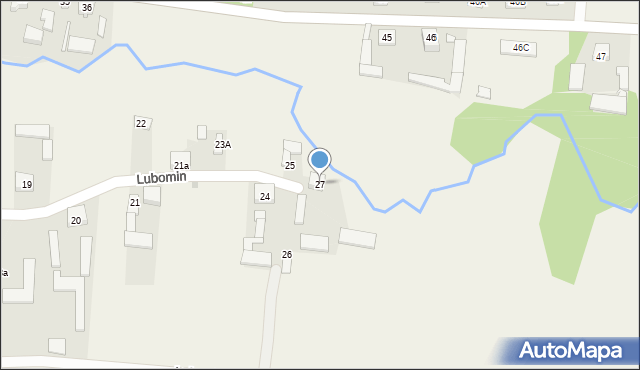 Lubomin, Lubomin, 27, mapa Lubomin