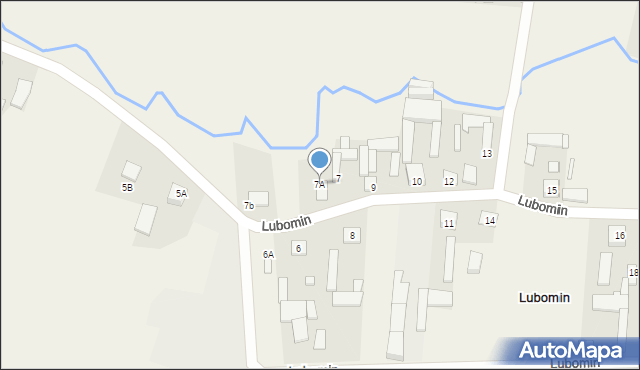Lubomin, Lubomin, 7A, mapa Lubomin