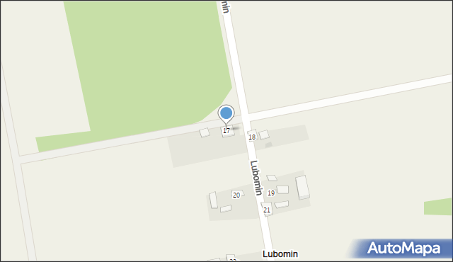 Lubomin, Lubomin, 17, mapa Lubomin