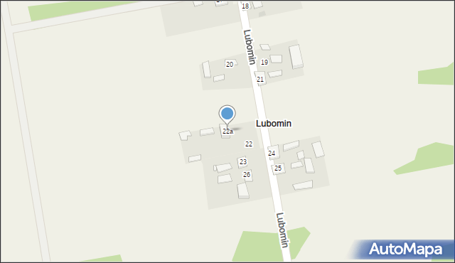 Lubomin, Lubomin, 22a, mapa Lubomin