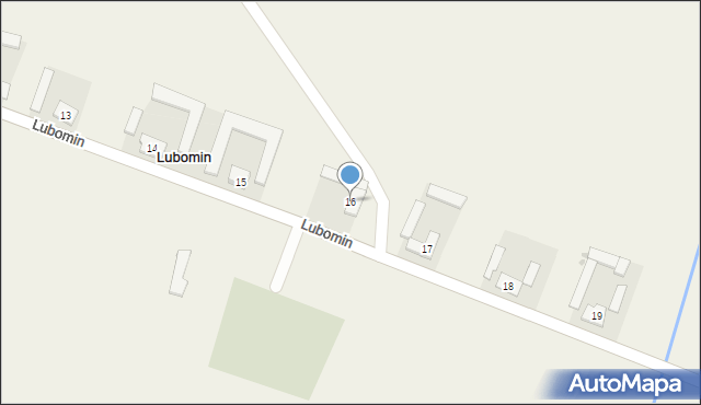 Lubomin, Lubomin, 16, mapa Lubomin