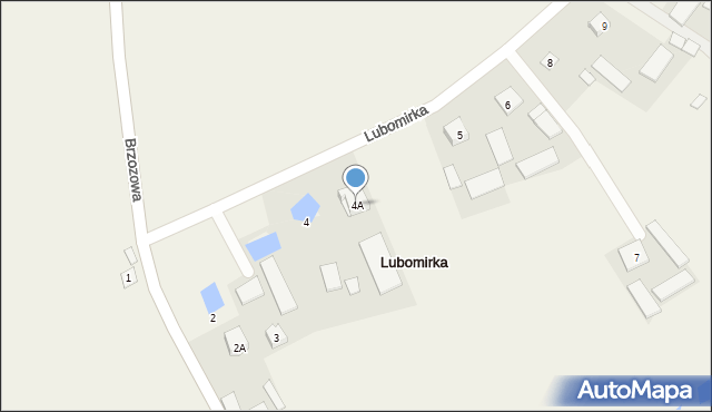 Lubomirka, Lubomirka, 4A, mapa Lubomirka