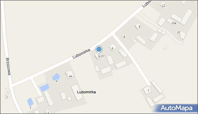 Lubomirka, Lubomirka, 5, mapa Lubomirka