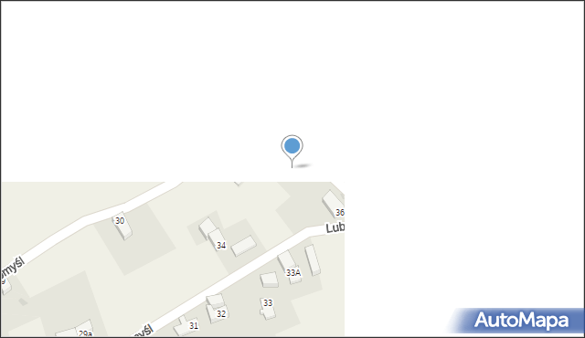 Lubomyśl, Lubomyśl, 36a, mapa Lubomyśl