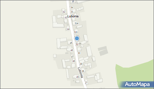 Lubonia, Lubonia, 31, mapa Lubonia