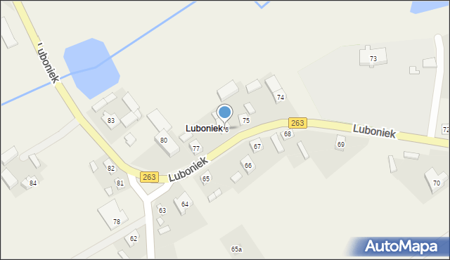 Luboniek, Luboniek, 76, mapa Luboniek