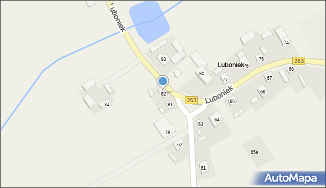 Luboniek, Luboniek, 82, mapa Luboniek
