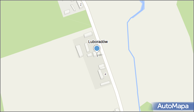 Luboradów, Luboradów, 3, mapa Luboradów