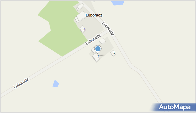 Luboradz, Luboradz, 2, mapa Luboradz