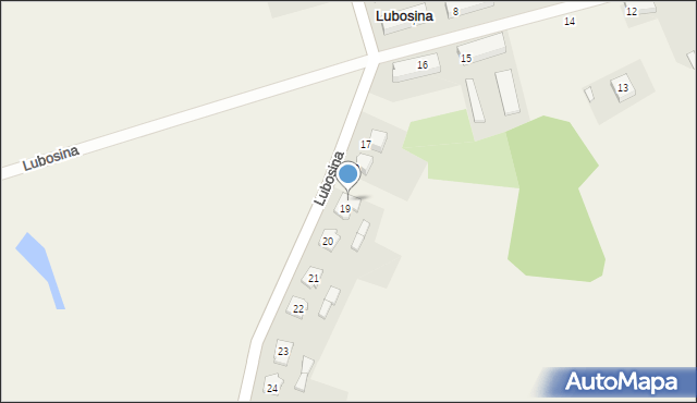 Lubosina, Lubosina, 19a, mapa Lubosina