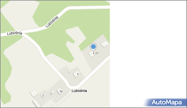 Lubośnia, Lubośnia, 7, mapa Lubośnia