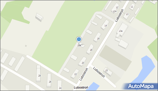 Lubostroń, Lubostroń, 18a, mapa Lubostroń