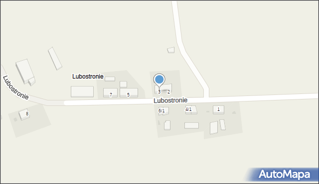 Lubostronie, Lubostronie, 3, mapa Lubostronie