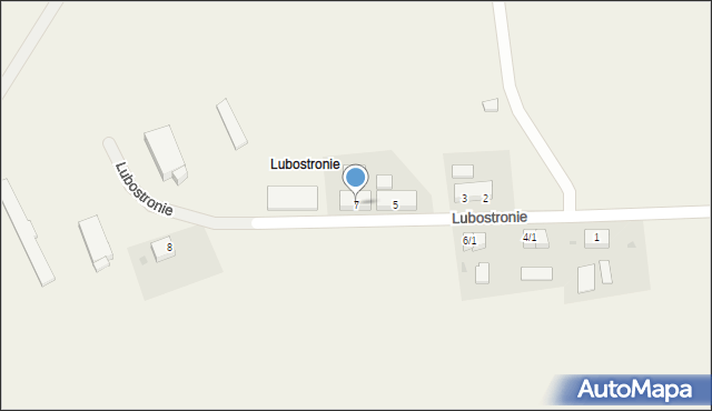 Lubostronie, Lubostronie, 7, mapa Lubostronie