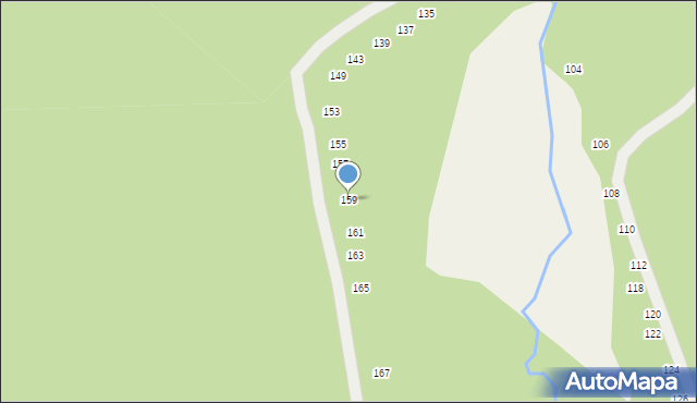 Luboszewy, Luboszewy, 159, mapa Luboszewy