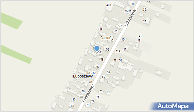 Luboszewy, Luboszewy, 56, mapa Luboszewy