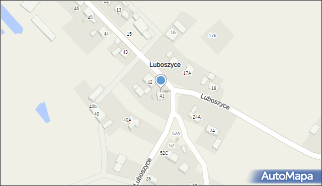 Luboszyce, Luboszyce, 41a, mapa Luboszyce