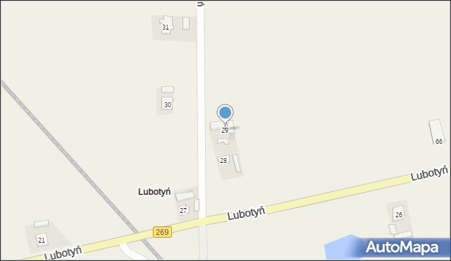 Lubotyń, Lubotyń, 29, mapa Lubotyń