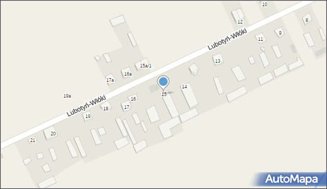 Lubotyń-Włóki, Lubotyń-Włóki, 15, mapa Lubotyń-Włóki
