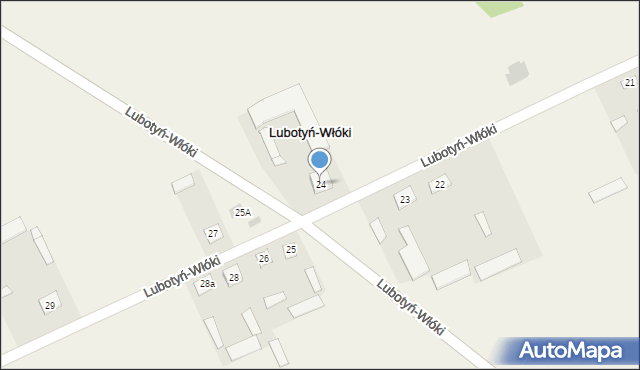 Lubotyń-Włóki, Lubotyń-Włóki, 24, mapa Lubotyń-Włóki
