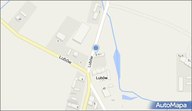 Lubów, Lubów, 3, mapa Lubów