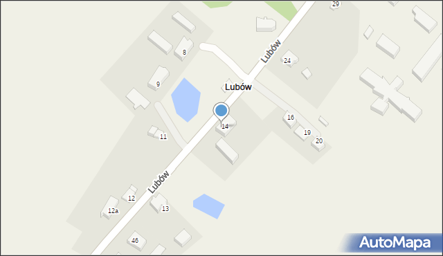 Lubów, Lubów, 15, mapa Lubów