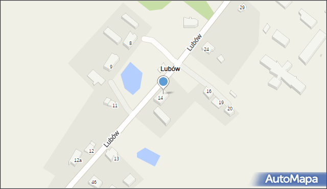 Lubów, Lubów, 15A, mapa Lubów