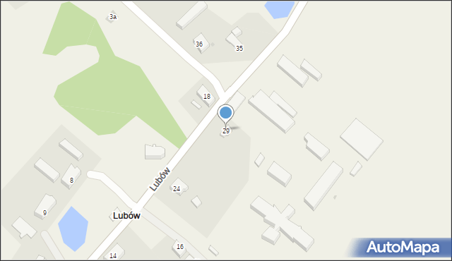 Lubów, Lubów, 29, mapa Lubów