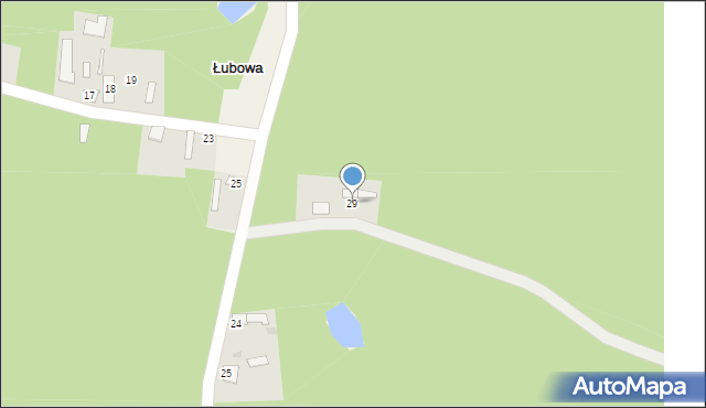 Łubowa, Łubowa, 29, mapa Łubowa