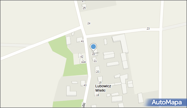 Lubowicz Wielki, Lubowicz Wielki, 22, mapa Lubowicz Wielki