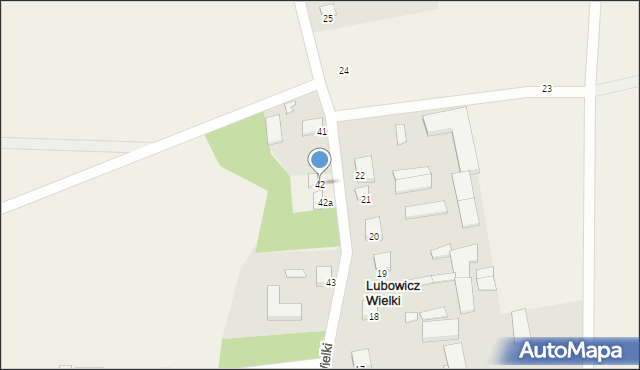 Lubowicz Wielki, Lubowicz Wielki, 42, mapa Lubowicz Wielki