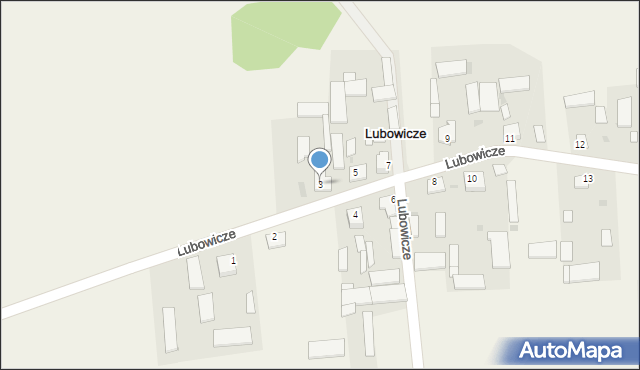 Lubowicze, Lubowicze, 3, mapa Lubowicze