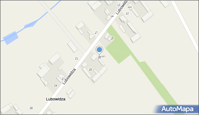 Lubowidza, Lubowidza, 18, mapa Lubowidza