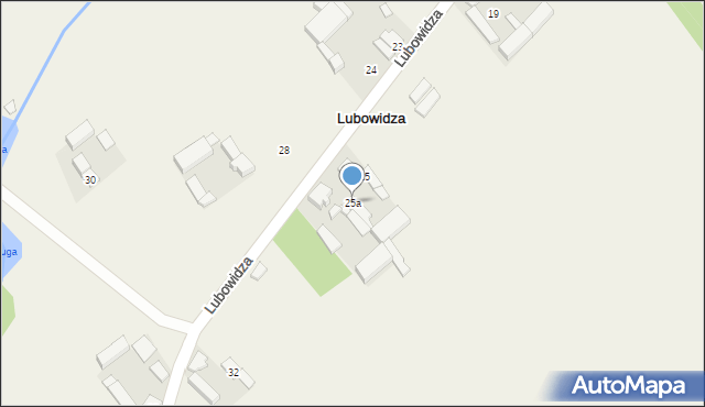 Lubowidza, Lubowidza, 25a, mapa Lubowidza