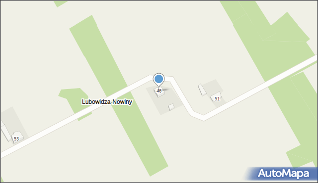 Lubowidza, Lubowidza, 46, mapa Lubowidza