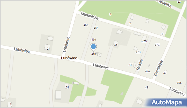 Lubówiec, Lubówiec, 46b, mapa Lubówiec