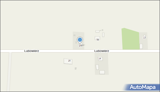 Lubowierz, Lubowierz, 15, mapa Lubowierz