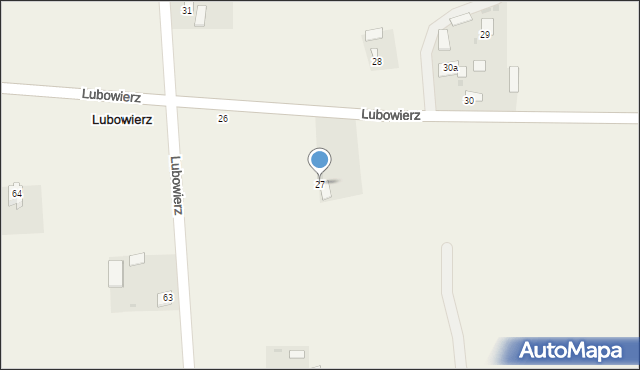 Lubowierz, Lubowierz, 27, mapa Lubowierz