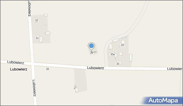 Lubowierz, Lubowierz, 28, mapa Lubowierz