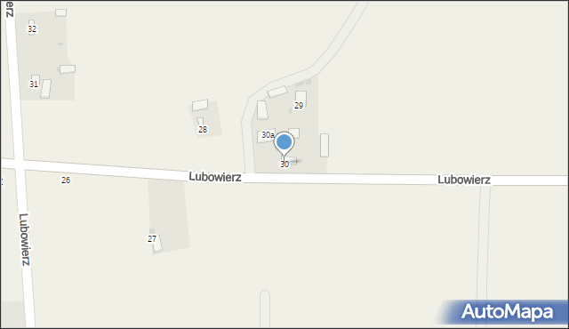 Lubowierz, Lubowierz, 30, mapa Lubowierz