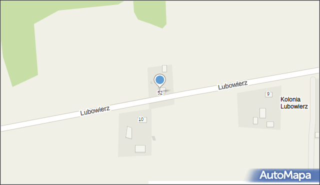 Lubowierz, Lubowierz, 52, mapa Lubowierz