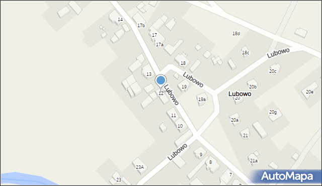 Lubowo, Lubowo, 12, mapa Lubowo