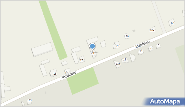 Lubraniec-Parcele, Lubraniec-Parcele, 23, mapa Lubraniec-Parcele