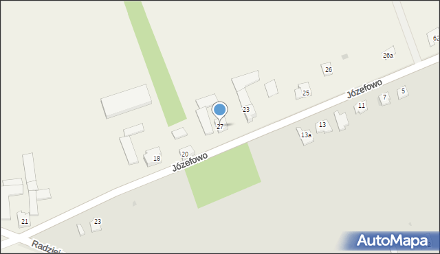 Lubraniec-Parcele, Lubraniec-Parcele, 27, mapa Lubraniec-Parcele