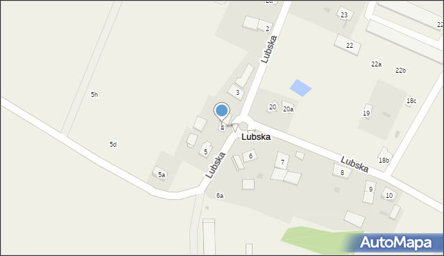 Lubska, Lubska, 4, mapa Lubska