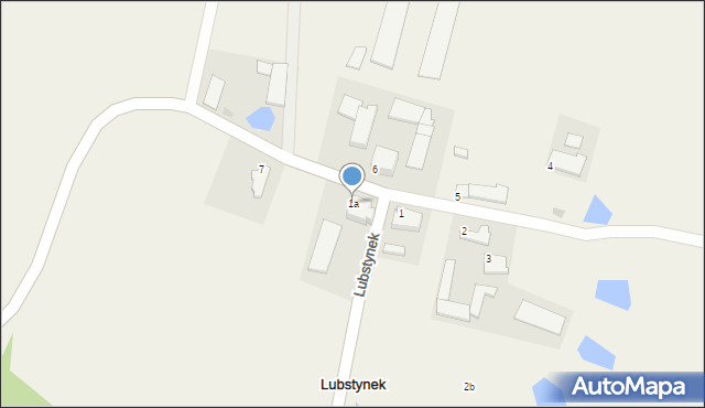 Lubstynek, Lubstynek, 1a, mapa Lubstynek